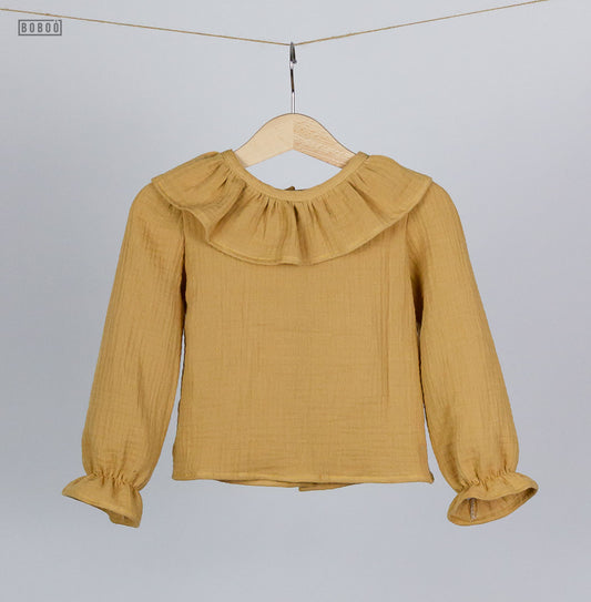 Blusa Gasa Ocre Blusas