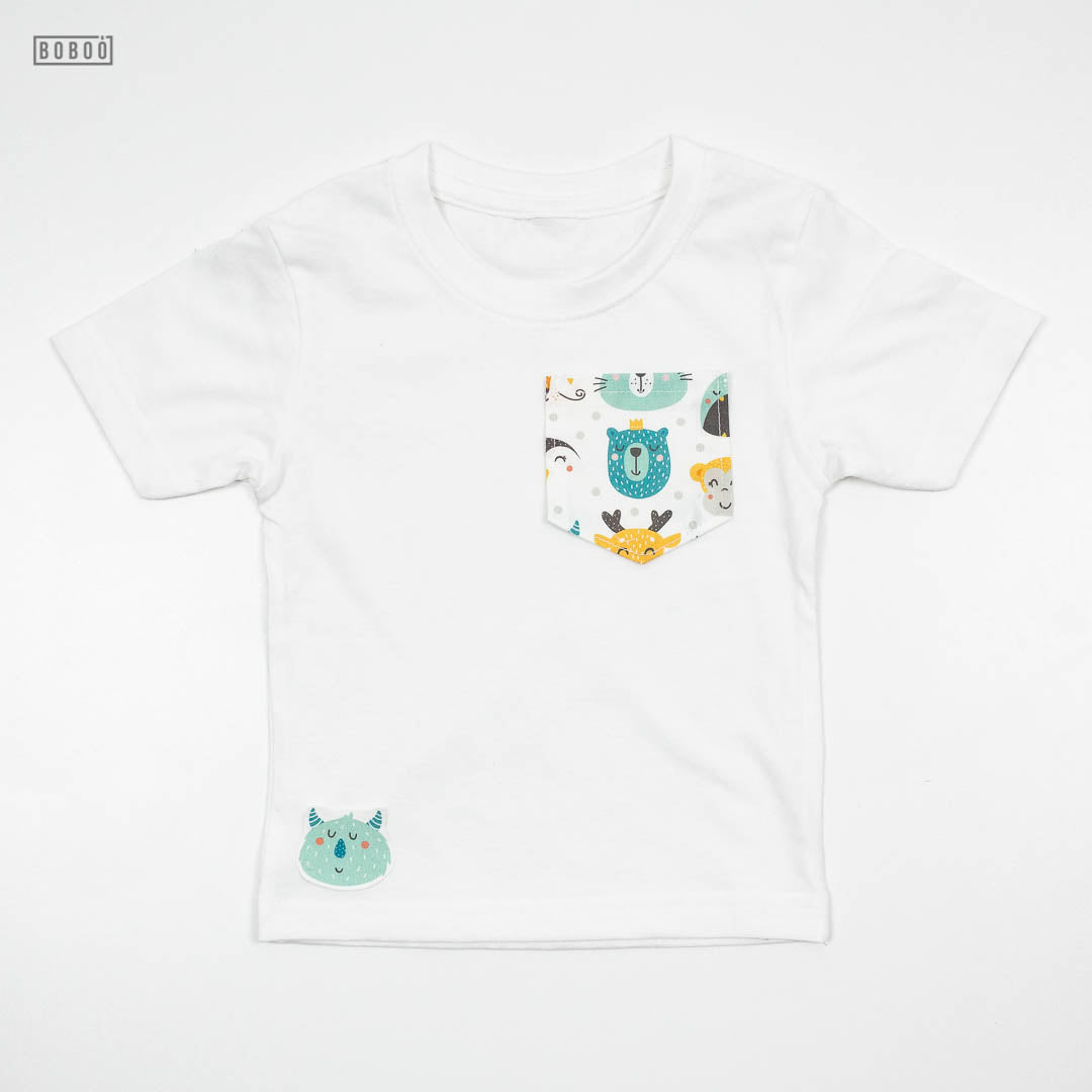 Camiseta Bolsillo Monstruitos